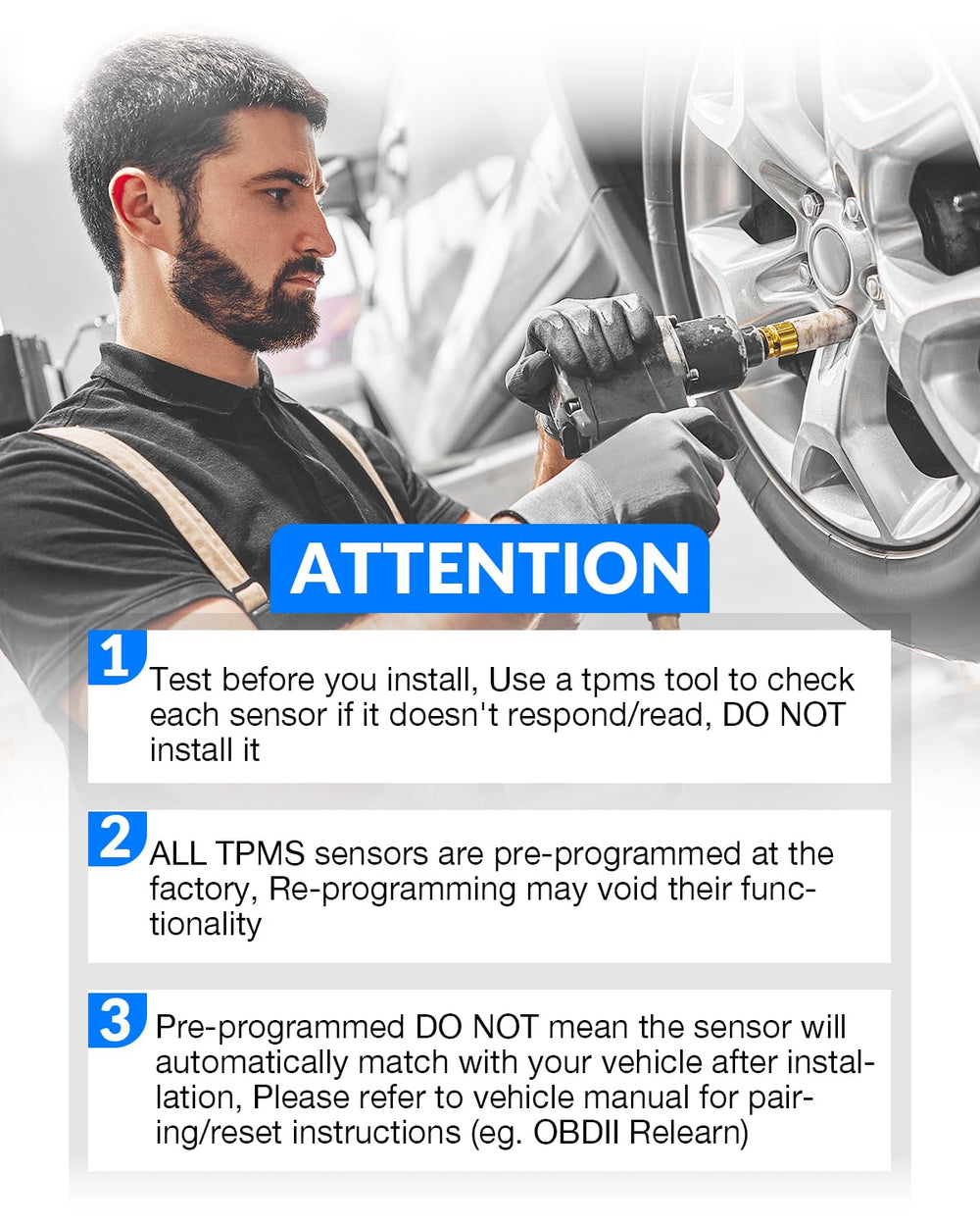 YZHIDIANF battery access detail showing CR2032 long-life cell for years