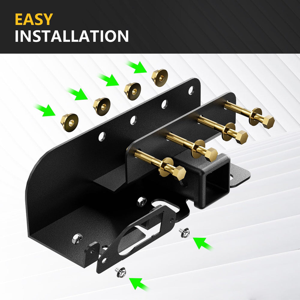 YZONA wiring bracket detail showing two mounting options for trailer power