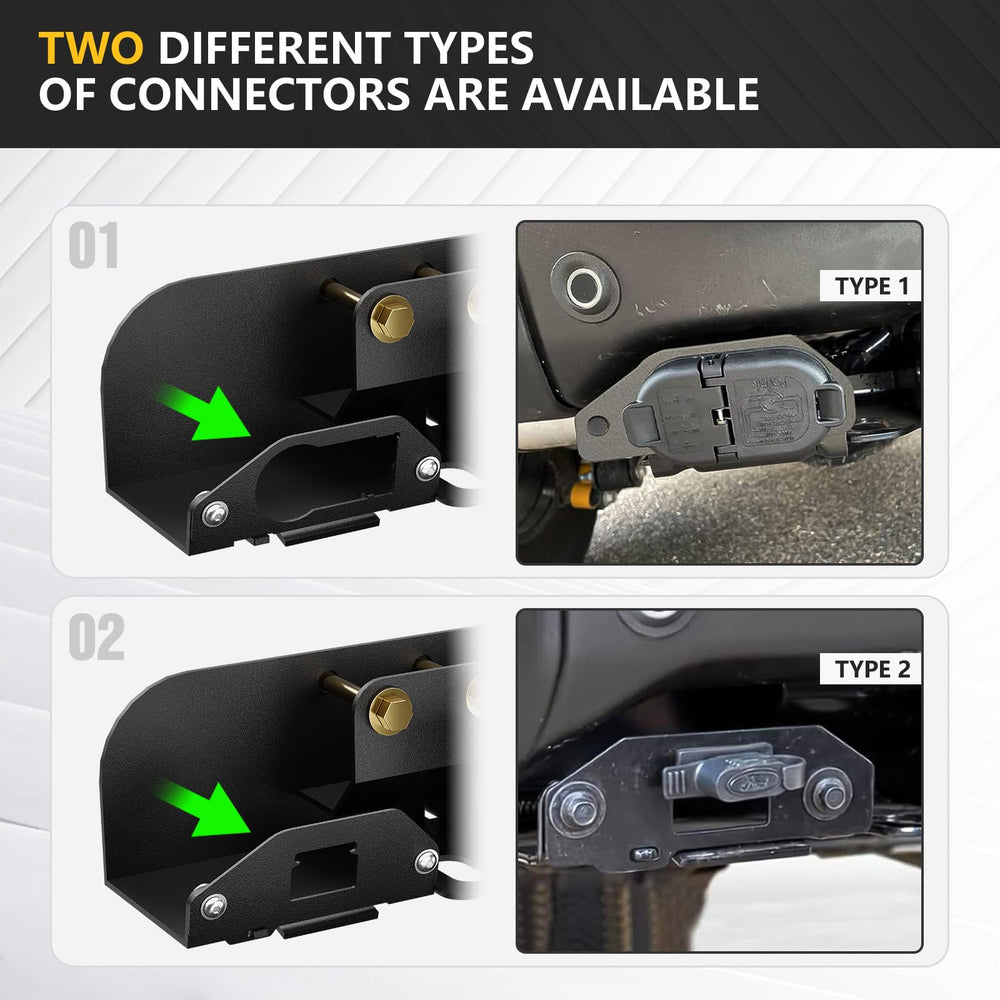 YZONA hitch with receiver cover protecting interior and preventing debris buildup