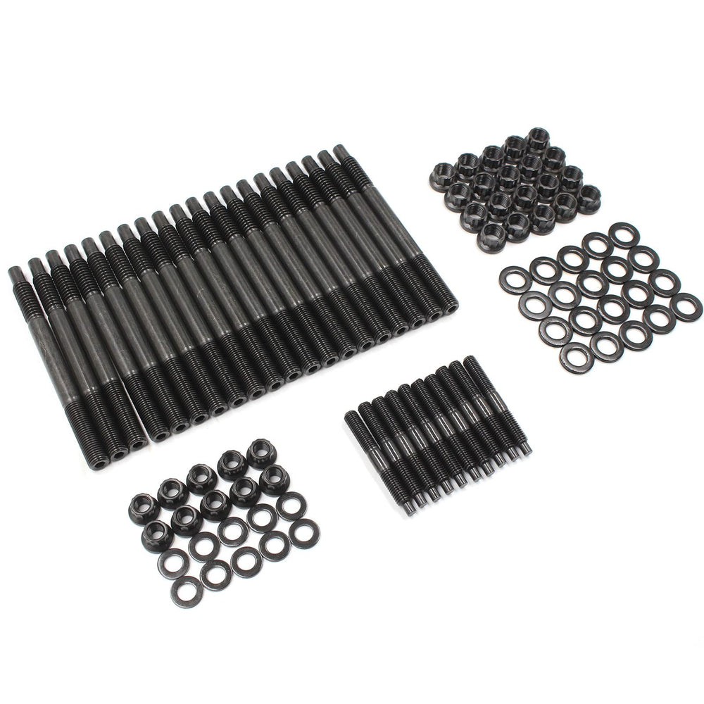 YZQPNB front packaging showing full head stud bolt kit ready for installation