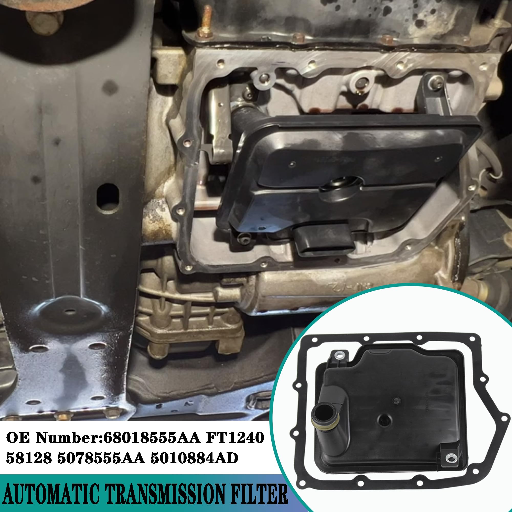 YzusGomumu filter in garage installation scene showing easy replacement