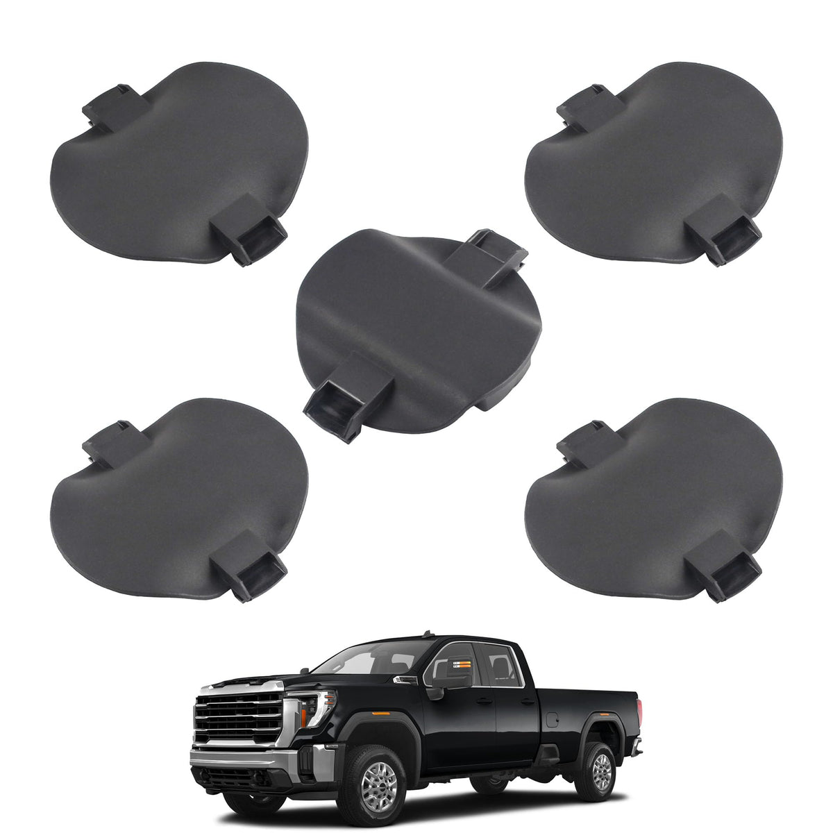 YzusGomumu front packaging view showing protective hitch covers, keeps hitch clean