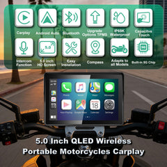YZW close-up touchscreen with gloved finger demonstrating responsive touch control