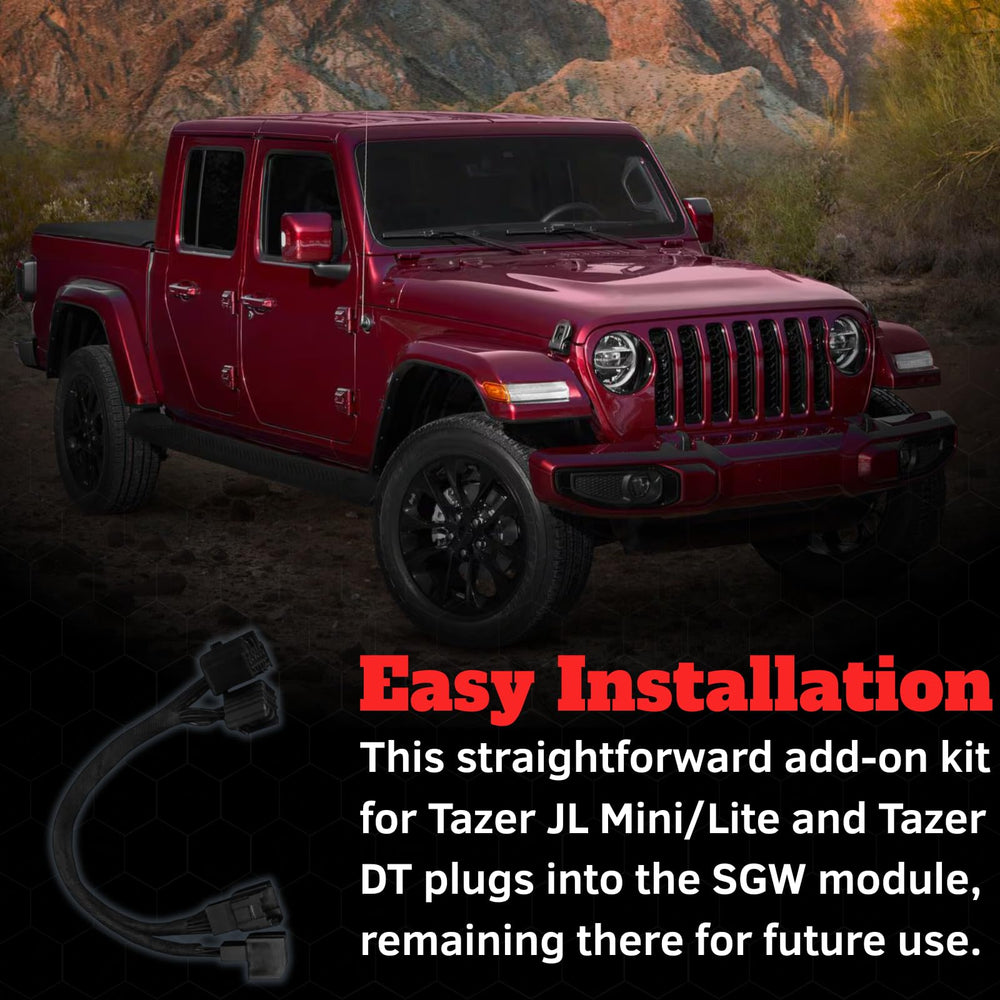 Z Automotive cable routed with clip showing tidy installation benefit
