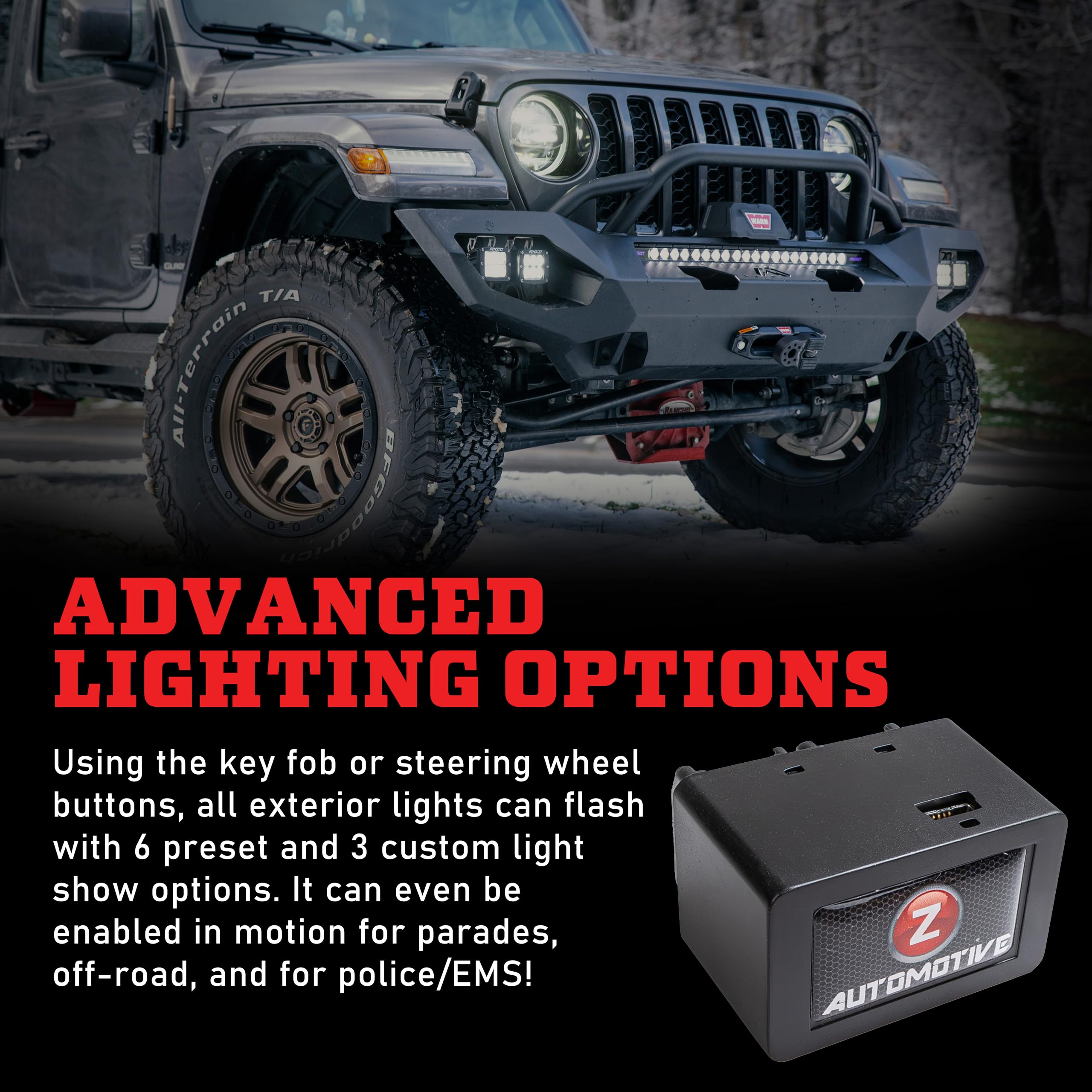 Z Automotive Tazer Mini scale with hand showing compact size and portability benefit