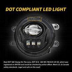 Z-OFFROAD close-up of polycarbonate lens highlighting shatter resistance