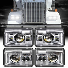 Z-OFFROAD front chrome headlight assembly showing polished bezel and benefit clear styling
