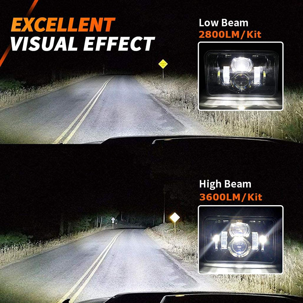 Z-OFFROAD beam pattern demo illustrating wide and long-range illumination benefit