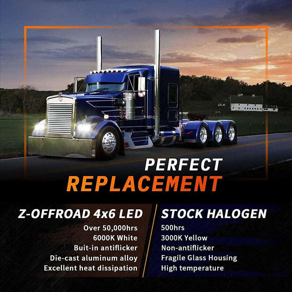 Z-OFFROAD included H4 harnesses and connectors showing plug-and-play convenience benefit