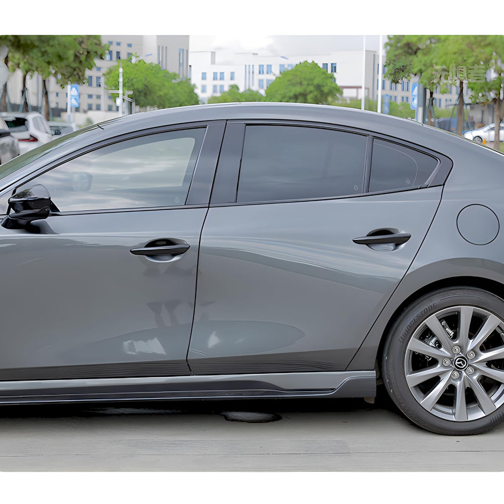 Zacxoxsr lifestyle shot on parked Mazda at night, enhances car appearance