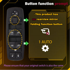 ZAPOSTS button layout detail showing one-auto function for driver convenience