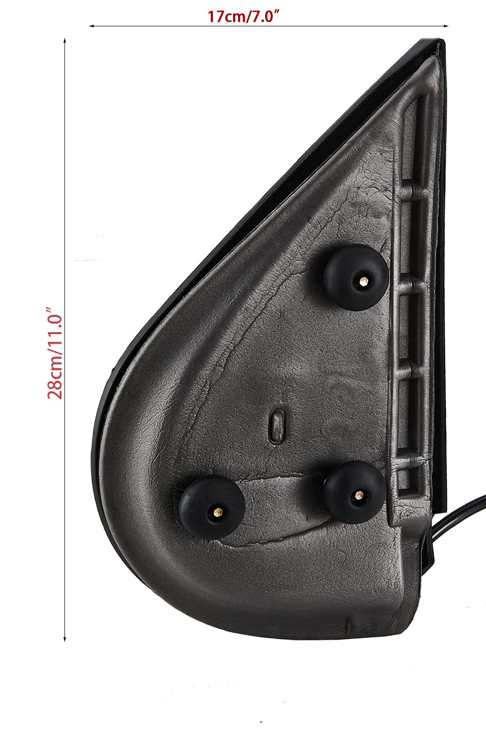 ZAPOSTS close-up of heated glass surface with visible contours benefit: clear visibility