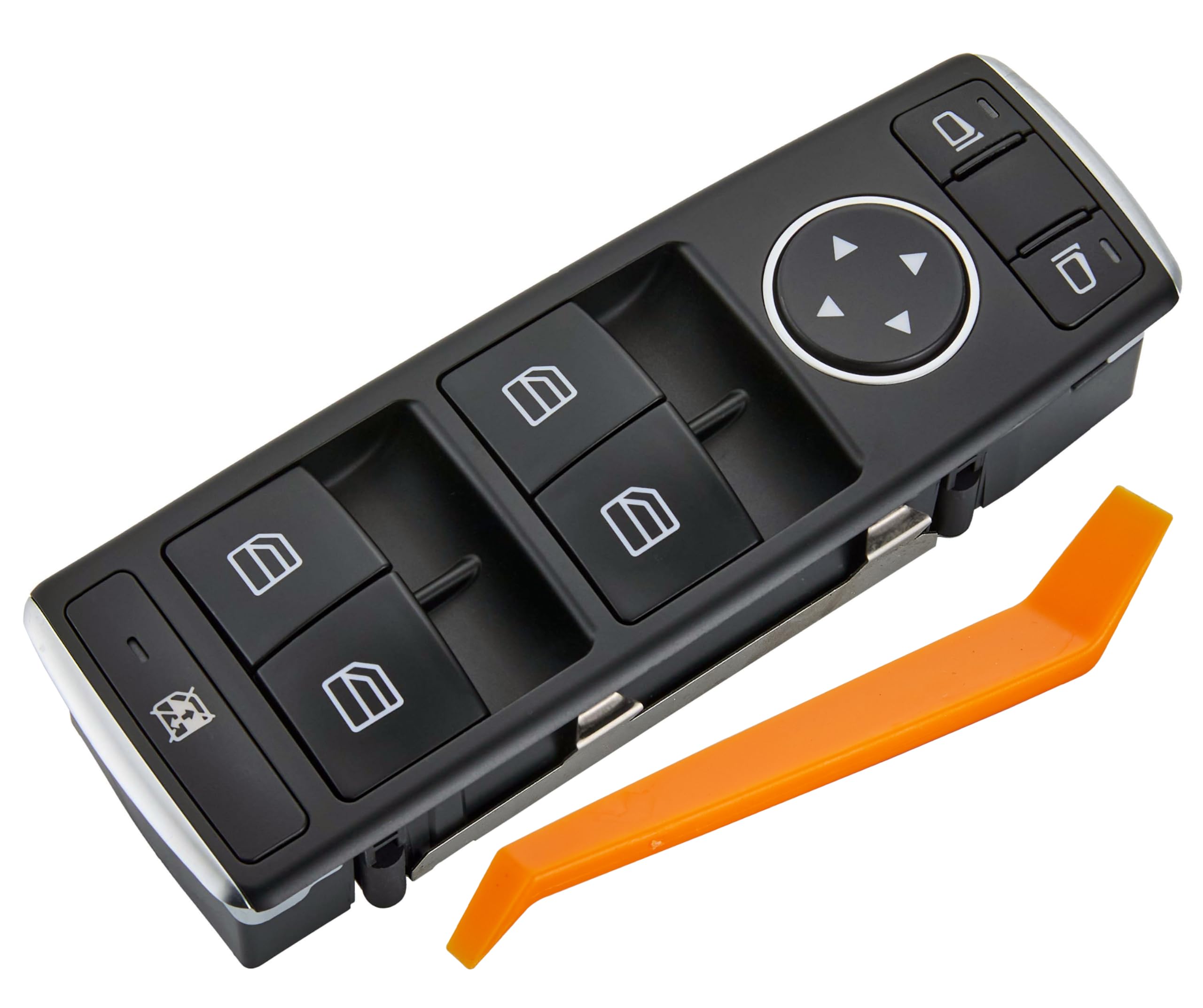 ZAPOSTS driver-side front face showing button layout and restored control
