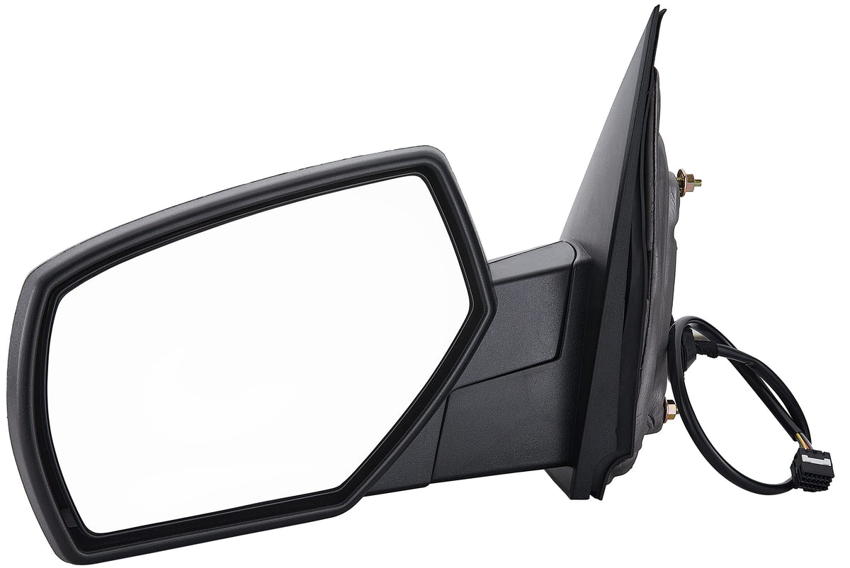 ZAPOSTS driver-side mirror front view showing fit and finish benefit: easy fit