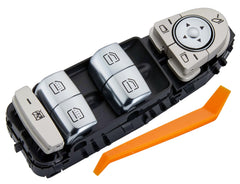 ZAPOSTS driver switch front face showing buttons and OEM look for seamless replacement