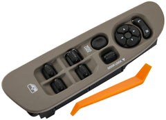 ZAPOSTS driver switch front panel taupe showing OEM-style controls and improved usability