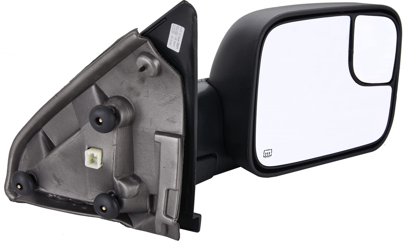 ZAPOSTS installed on Dodge Ram showing improved towing visibility while driving