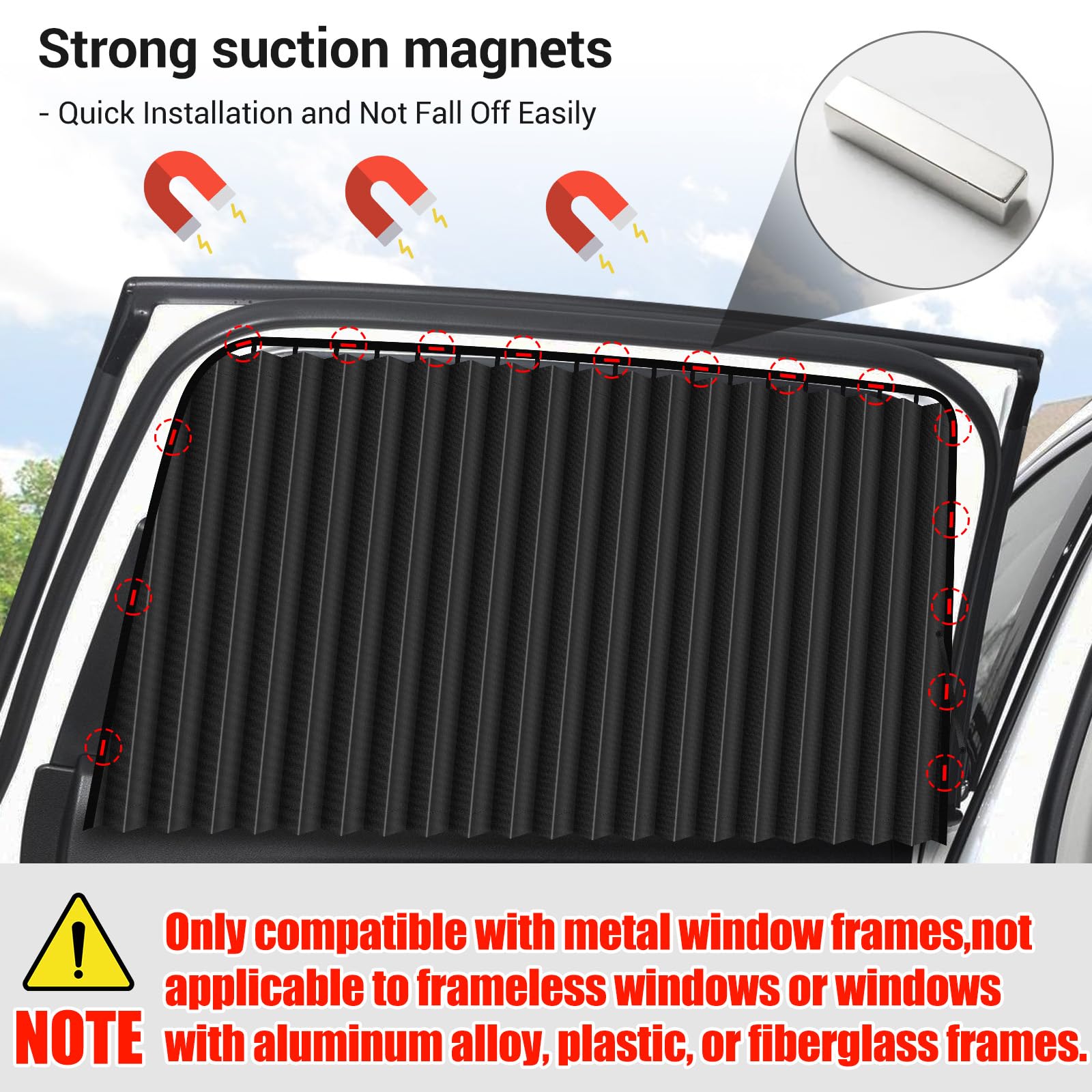ZATOOTO close-up of embedded magnets demonstrating secure attachment