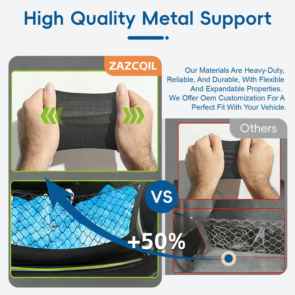 ZAZCQIL net beside ruler showing scale for correct fit benefit