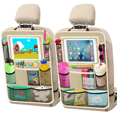 Zecirl front view of both organizers showing roomy pockets for quick access
