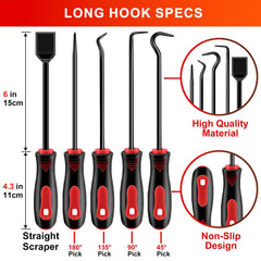 Zecirl large picks close-up showing durable steel shafts and strength