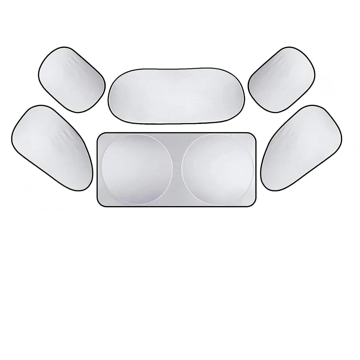 Zehiony front windshield installed reflecting sun to reduce cabin heat