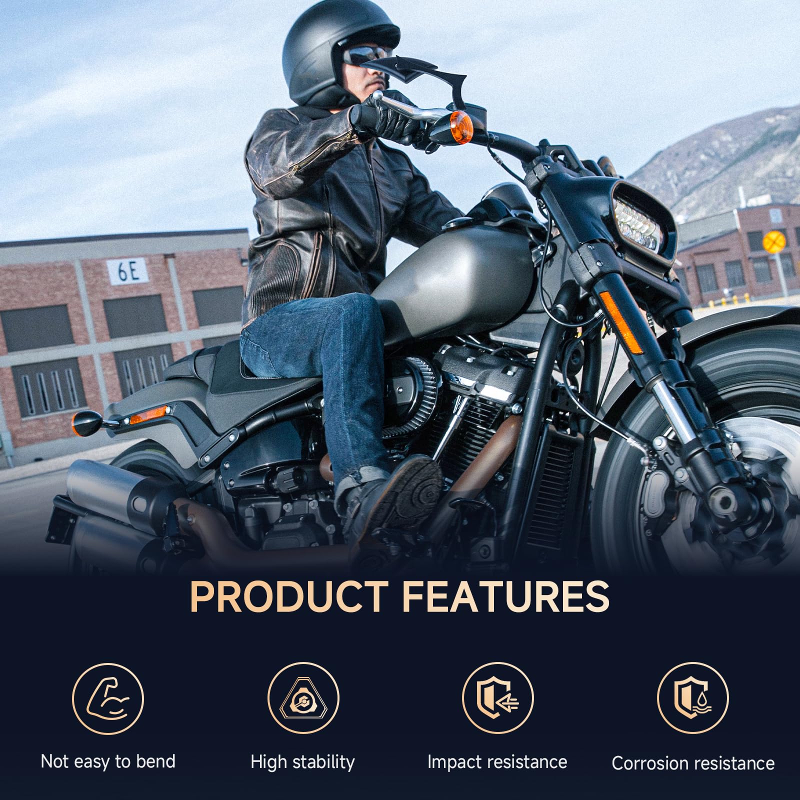 ZENTHOR threaded screw adapters 8mm and 10mm providing wide Harley compatibility