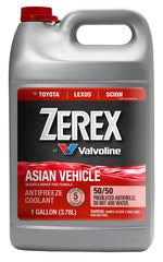 Zerex front label showing product name and red coolant benefits