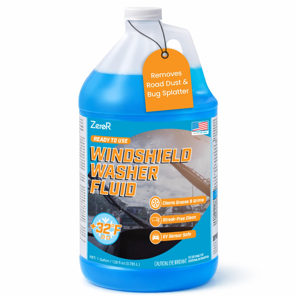 ZeroR front label on 1 gallon bottle showing product name and temperature benefit