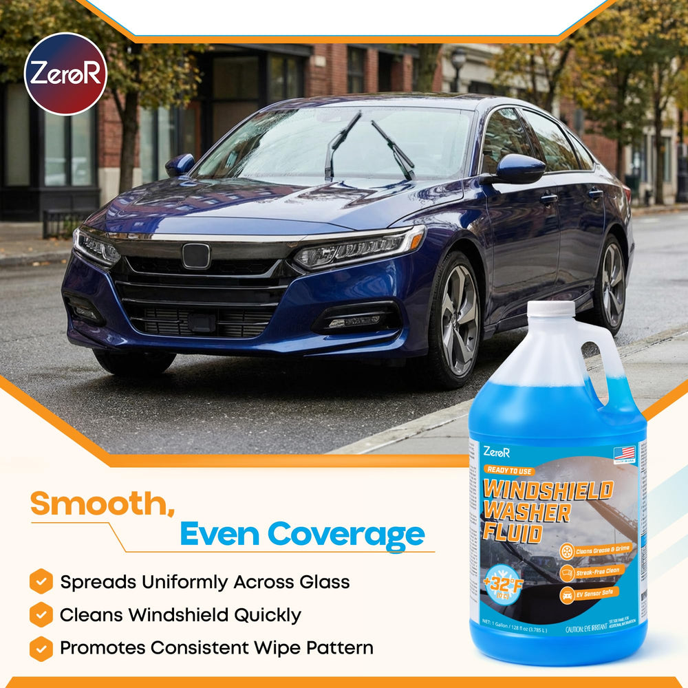 ZeroR one-gallon bottle side angle showing shape and easy-grip handle benefit