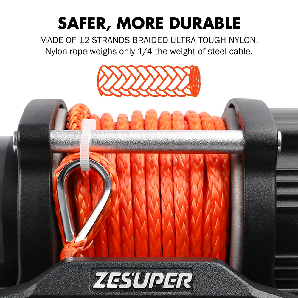 ZESUPER motor and three-stage planetary gearbox detail showing durable construction