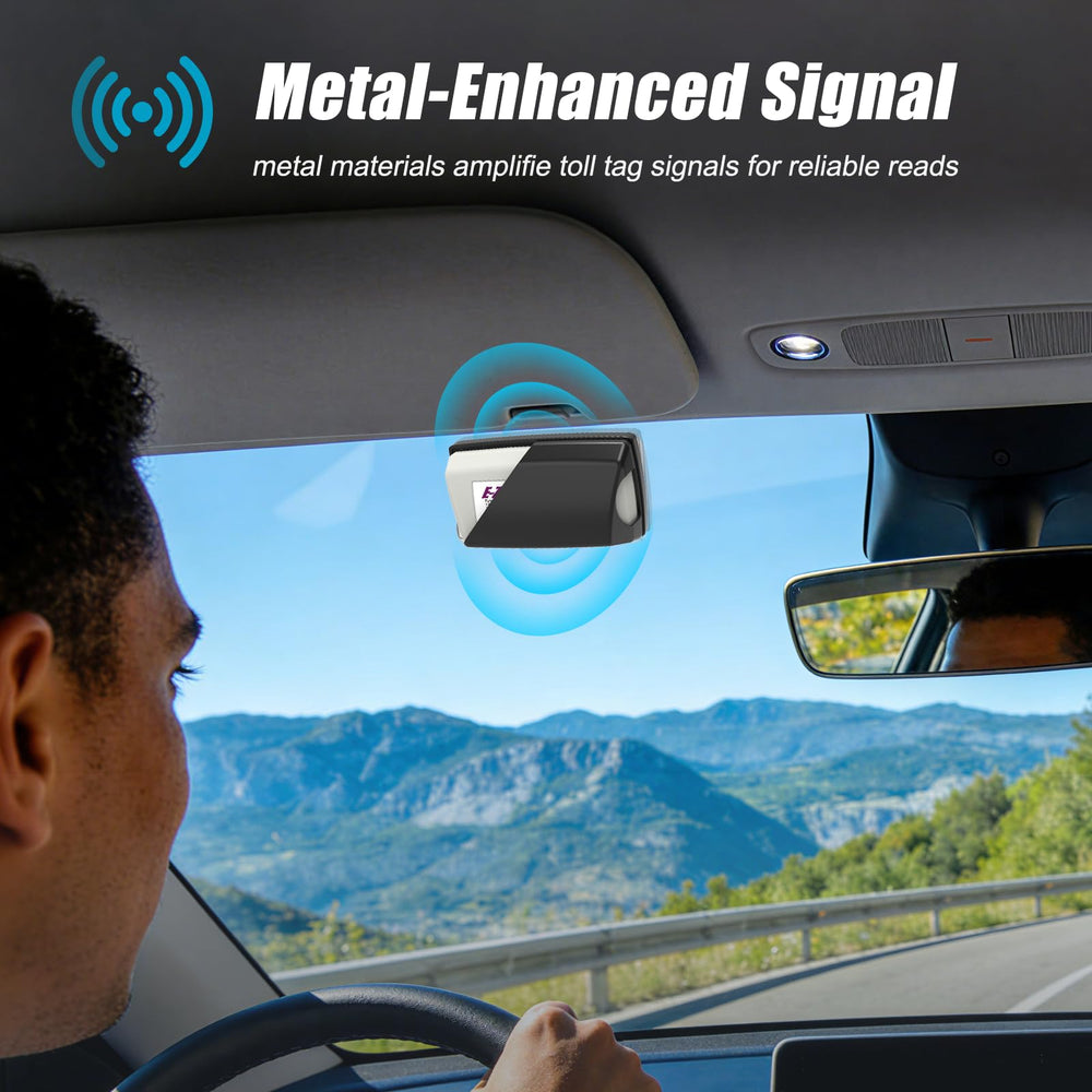 zeyitian mounted in car lifestyle showing hands-free toll convenience benefit