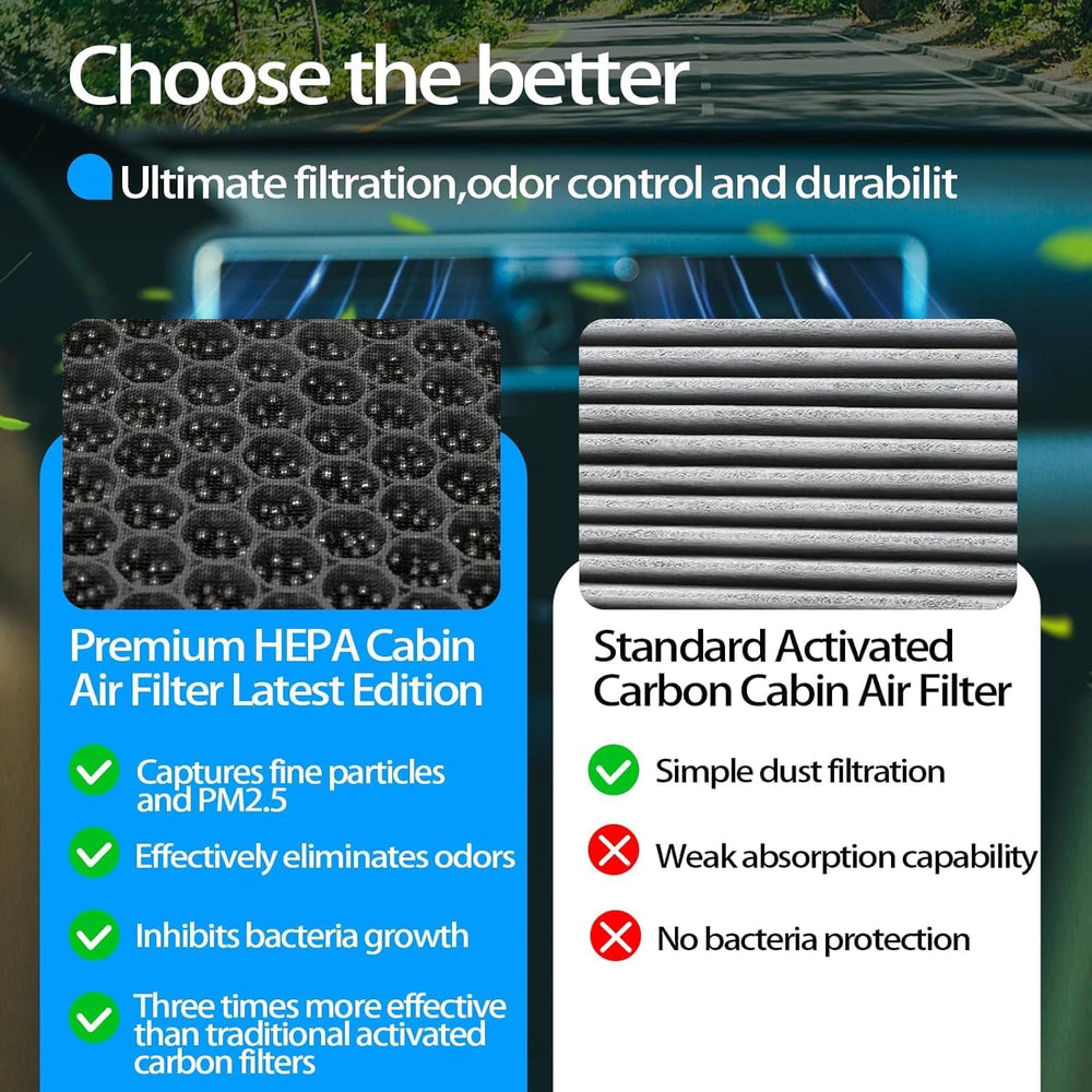 ZEZUT filter beside ruler showing accurate OEM-sized dimensions