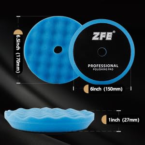 ZFE waffle foam close-up showing texture for cooler polishing and even product spread