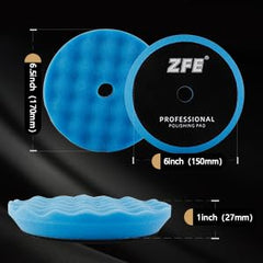 ZFE waffle foam close-up showing texture for cooler polishing and even product spread