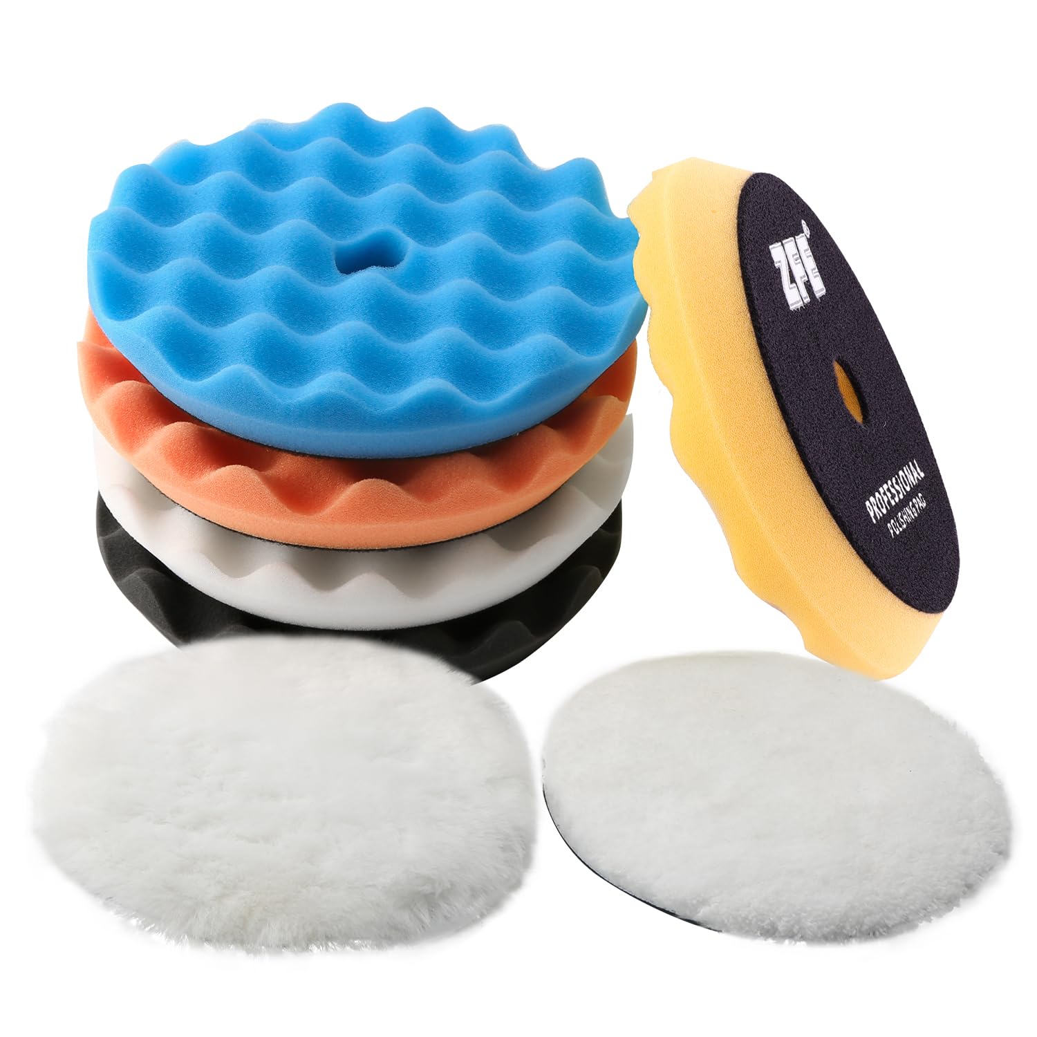 ZFE front packaging of 6" pad kit showing full contents and practical benefits