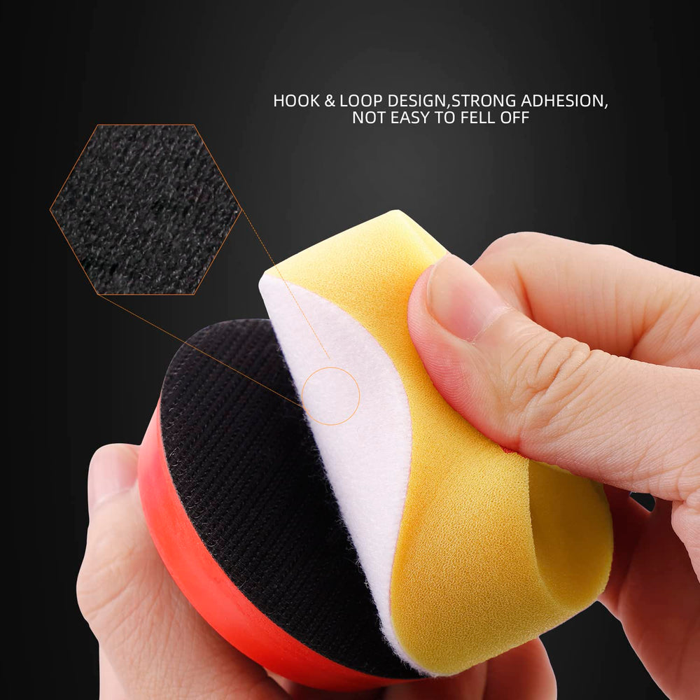 ZFE pad mounted on polisher repairing a small panel efficiently