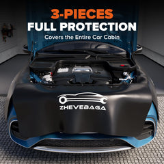 Zhevebaga sewn-in magnets and hook secure the mat in place reliably