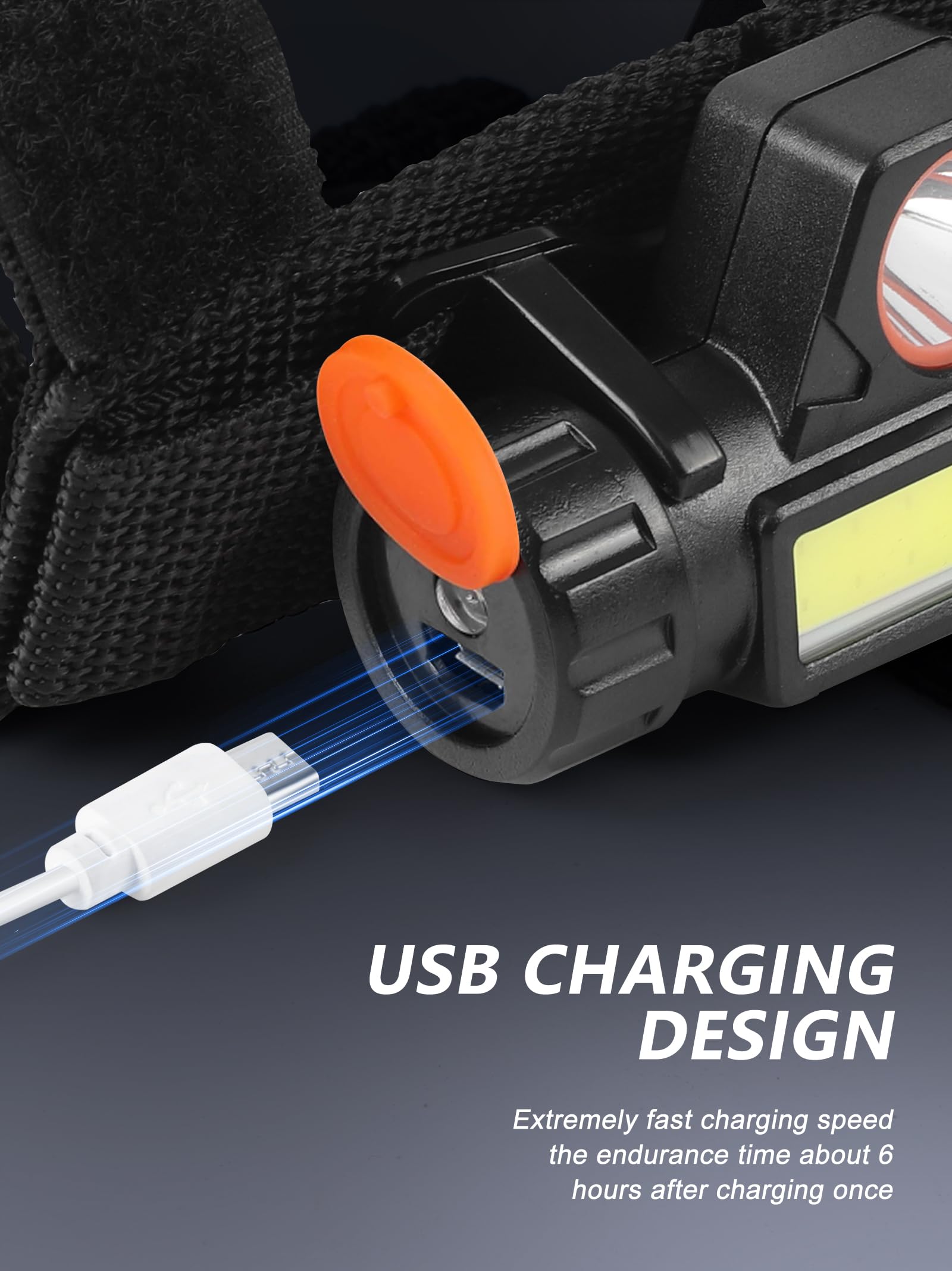 ZIDIYORUO floodlight mode illuminating a cargo area for broad-area task lighting
