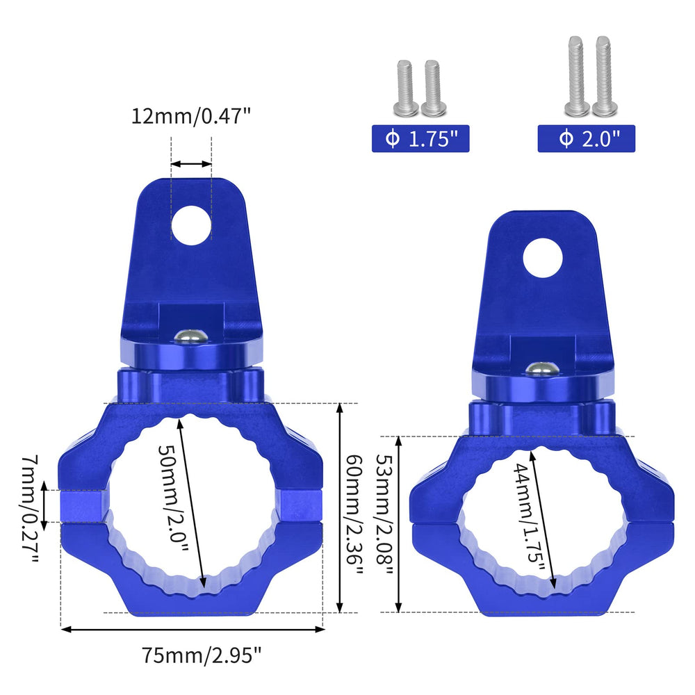 ZIDIYORUO blue anodized finish resisting corrosion and fading