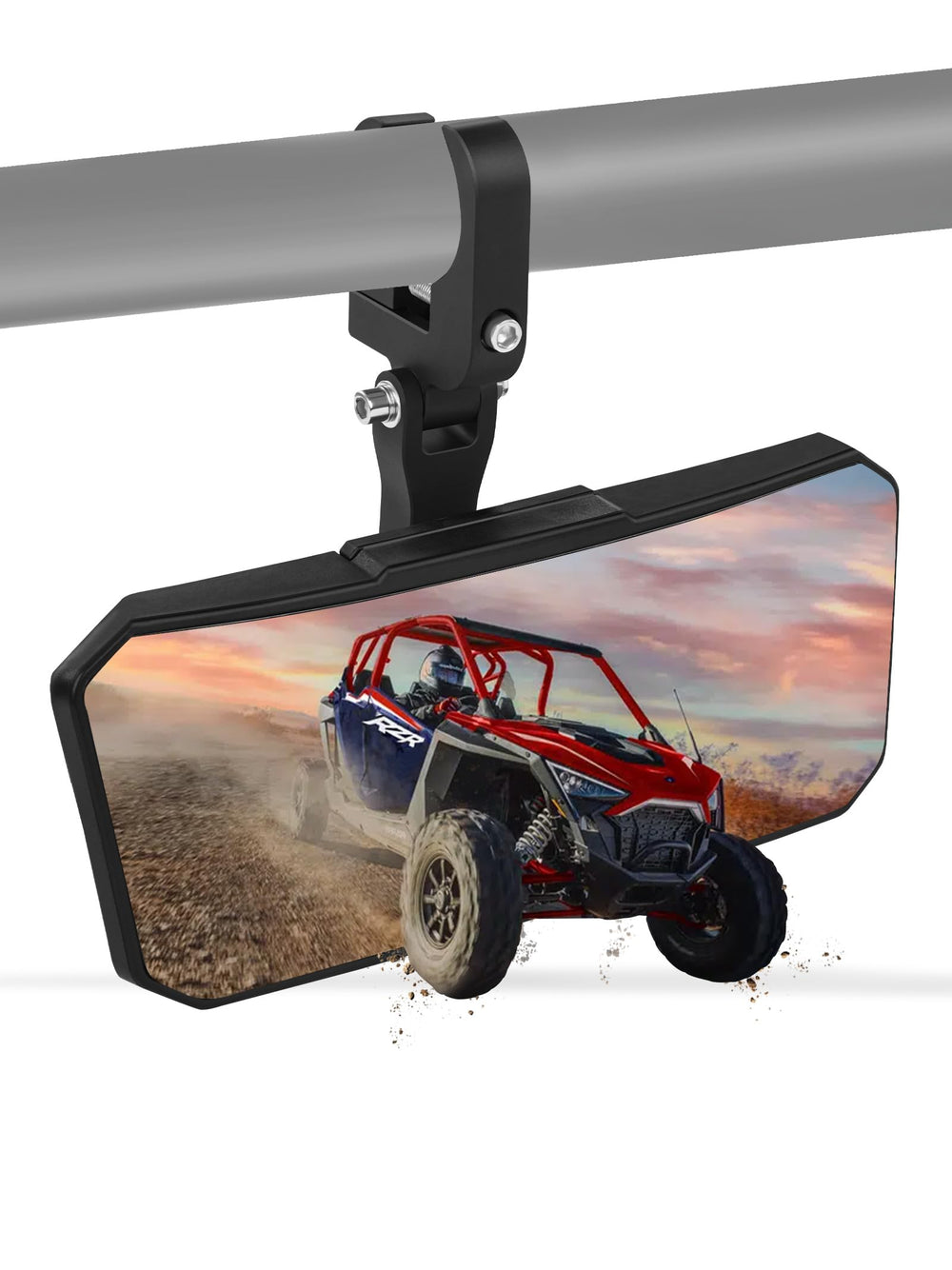 ZIDIYORUO front view mirror showing wide rear visibility benefit