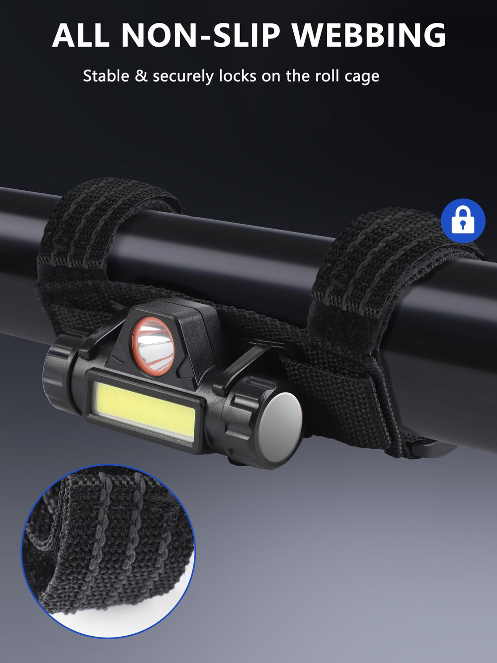 ZIDIYORUO magnets and Velcro straps displayed demonstrating fast, tool-free mounting