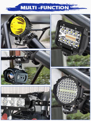 ZIDIYORUO mounted on Jeep roll bar demonstrating stable on-vehicle mounting benefit