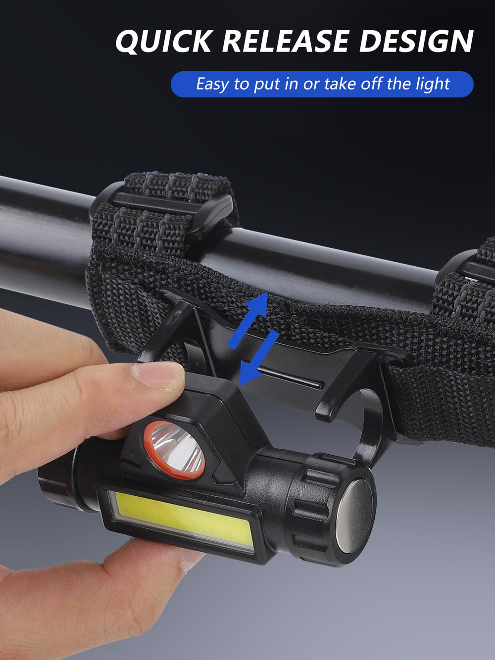 ZIDIYORUO dome light mounted on a UTV roll bar demonstrating secure fit and stability
