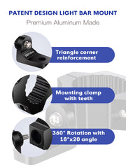 ZIDIYORUO rotation demo showing 360-degree adjustability benefit
