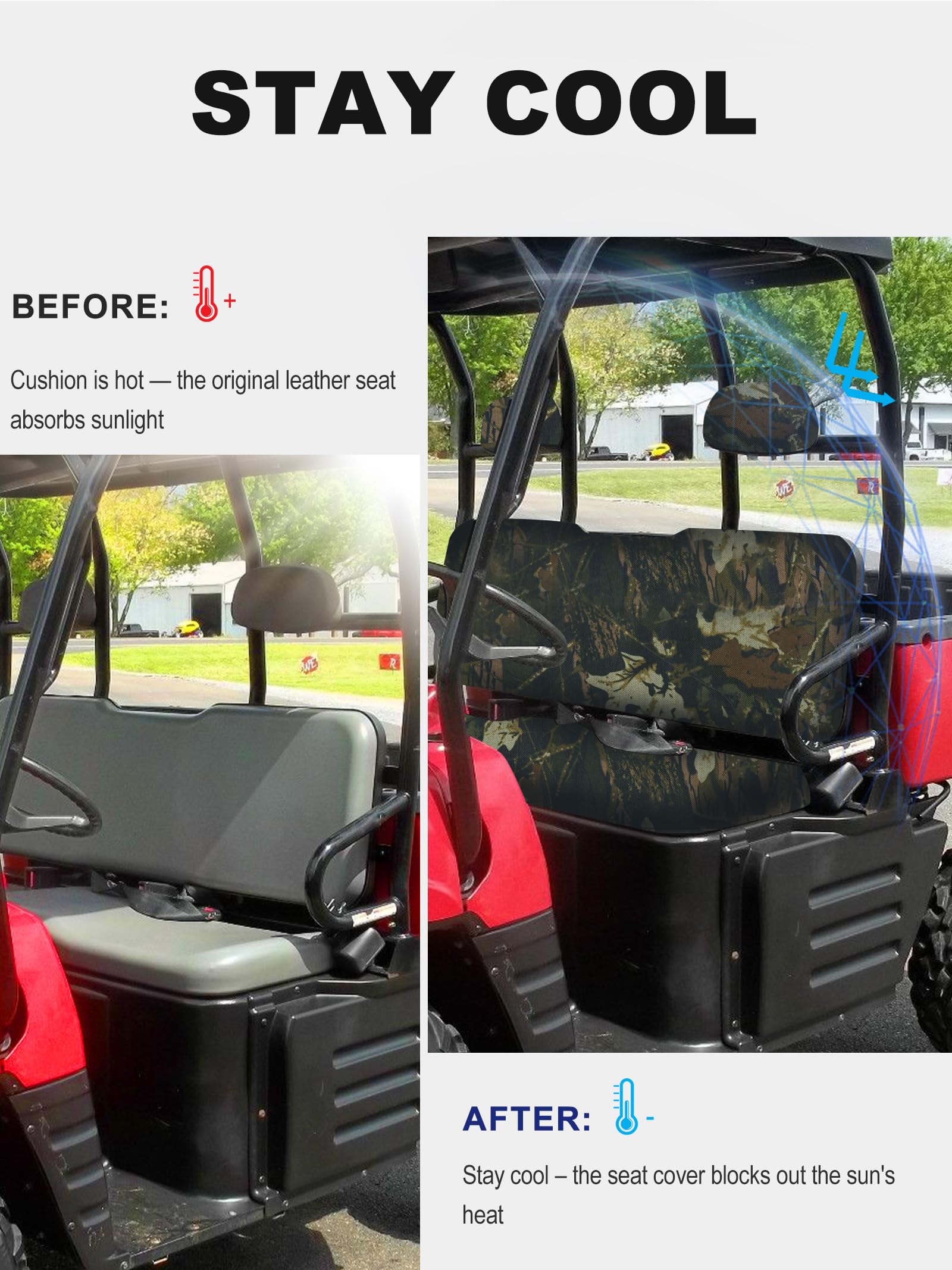 ZIDIYORUO water splash on seat showing PU inner layer repels spills effectively