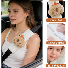 Zigihos installed on car seatbelt showing improved comfort and reduced shoulder friction