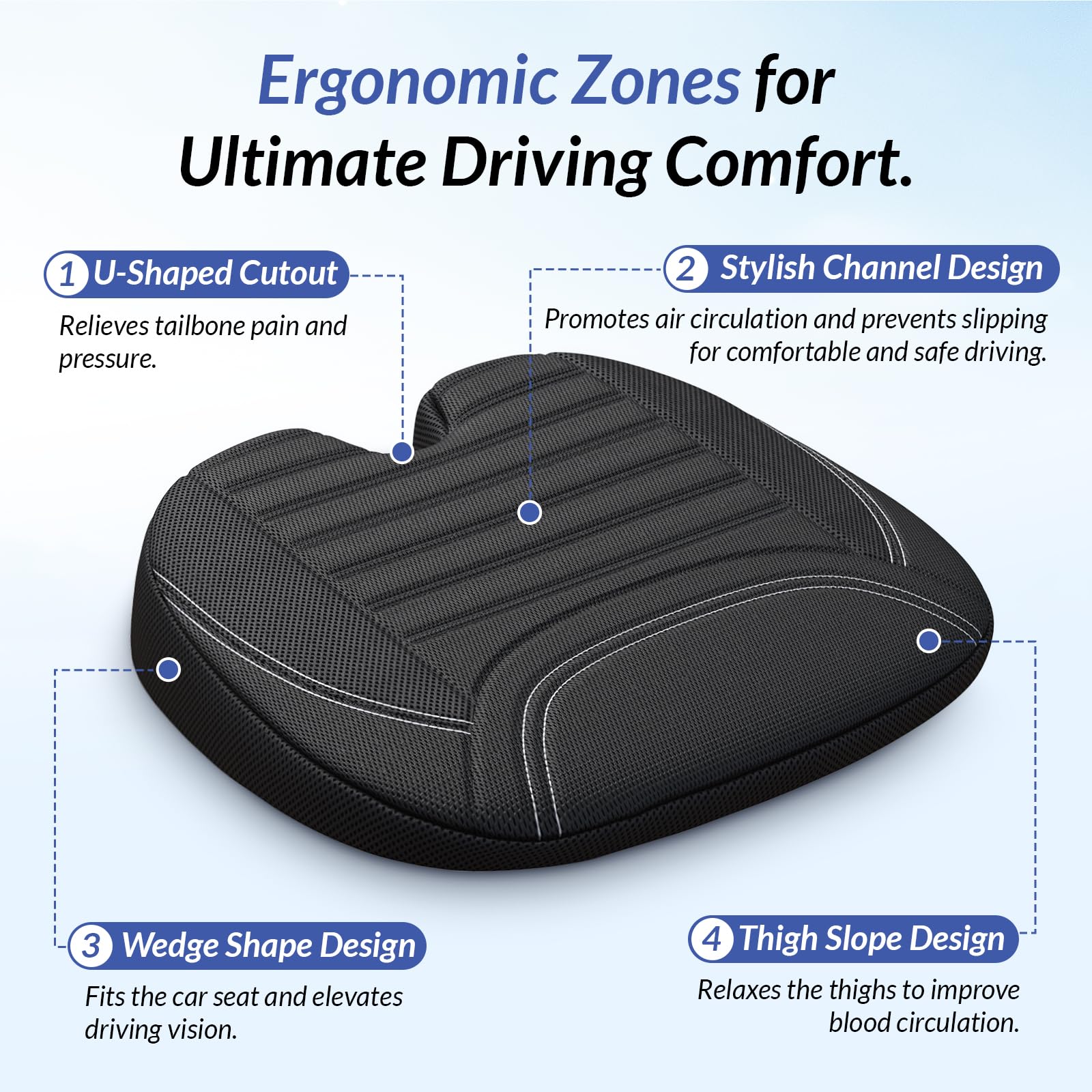 ZIKEE side profile highlighting elevation for improved driving visibility