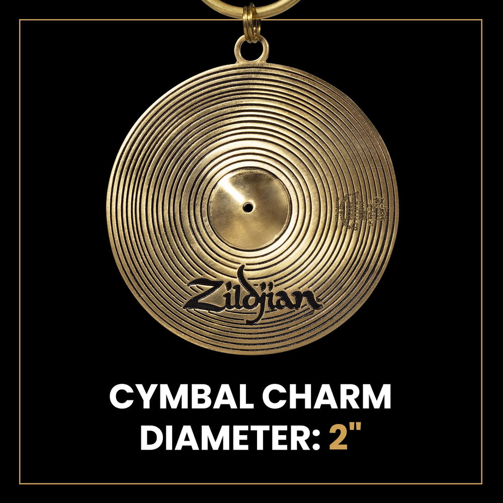 Zildjian polished cymbal surface reflecting light showing premium look
