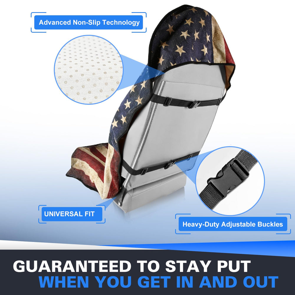 ZIMABLUE installed on driver front seat for easy quick protection